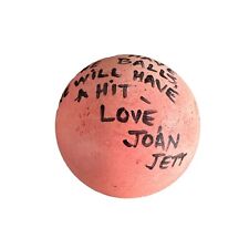 Joan Jett FIRMADO Nota Bola de Goma Promo If You Have The Balls RARO, usado segunda mano  Embacar hacia Argentina