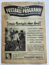 Berliner fußballprogramm 1953 gebraucht kaufen  Woltersdorf