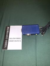 US AV RCA S-Video To VGA Converter Adapter for sale  Shipping to South Africa