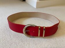Artigiano red leather for sale  WEST LINTON
