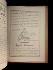 Cahier manuscrit calligraphié d'occasion  Toulouse-