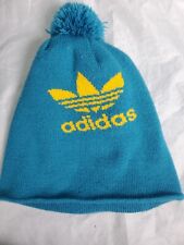 Usado, Gorro Adidas de colección años 80 o 90 azul logotipo del trébol acrílico tejido gorra de invierno segunda mano  Embacar hacia Argentina