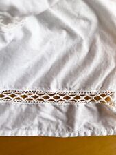 White embroidered bed for sale  Meriden