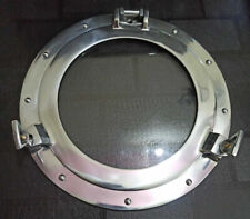 12"inch Chrome Finish Porthole Nautical Wall Decor Working Ship Cabin Window New, used for sale  Shipping to South Africa