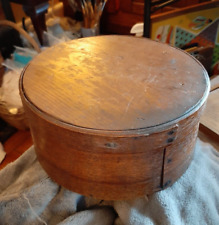 Antiga caixa redonda de madeira para despensa de cozinha 7" comprar usado  Enviando para Brazil