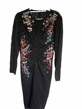 karen millen embroidery dress for sale  SWINDON