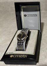 Citizen Eco-Drive Diamond Watch Women's Black Dial E030-H26647 for sale  Shipping to South Africa