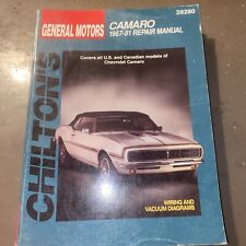 camaro books manuals for sale  Kelseyville