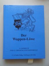 Wappen löwe jahrbuch gebraucht kaufen  Eggenstein-Leopoldshafen