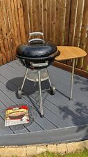 Weber Compact 47cm charcoal kettle bbq black for sale  SHIPLEY