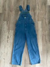 Liberty Blue Jean Denim Bib Overalls 32x30 Work Wear Carpenter Hammer Loop EUC, used for sale  Shipping to South Africa