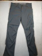 Pantalones Wrangler todo terreno para hombre 34x32 gris senderismo elásticos ATG segunda mano  Embacar hacia Argentina