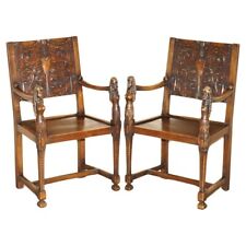 Pair ornately carved for sale  PULBOROUGH