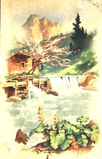 Cartolina vintage. paesaggio usato  Siracusa