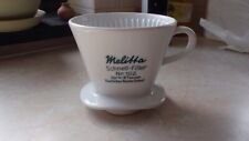 Używany, Filtr do kawy Melitta 102 4 otwory na 4 - 8 filiżanek Rzesza Niemiecka patent na sprzedaż  PL