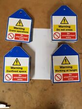 Warning tags confined for sale  COWBRIDGE