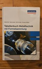 Tabellenbuch metalltechnik ink gebraucht kaufen  Nauen