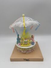 NOS Vintage Lumart Baby Shower Cake Toppers Carousel Horse Pink Blue Yellow for sale  Shipping to South Africa