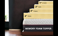 ORTHOPEDIC MEMORY FOAM MATTRESS TOPPERS ALL SIZES AND DEPTHS MEMORYFOAM for sale  Shipping to South Africa