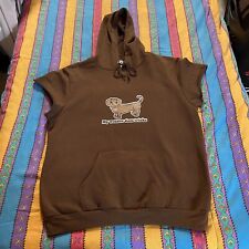 Sudadera con capucha vintage Y2K Weiner perro unión ondulada mangas picadas años 90 estilo patín segunda mano  Embacar hacia Argentina