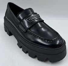 Zapatos mocasines para mujer Aldo Grandwalk talla 10 negro plataforma suela gruesa segunda mano  Embacar hacia Argentina