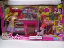 Barbie Stovetop To Tabletop Deluxe Kitchen and Doll Set 2011 Mattel T8014 NIP for sale  Shipping to South Africa