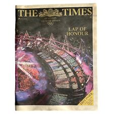 Times newspaper august for sale  BRISTOL