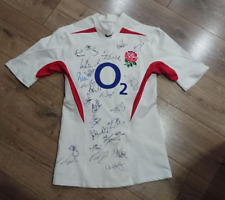 England Squad Hand Signed Rugby Home Vintage Shirt Autographed Nike Jersey for sale  Shipping to South Africa