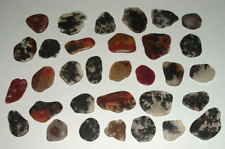 LQQK 32 POLISHED FLAT GEM STONES #2, used for sale  Shipping to South Africa