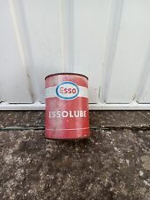 Vintage Esso/Essolube 30 /Exon 500ml tin/can unused/unbroken seal original motor, used for sale  Shipping to South Africa
