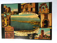 Postal vintage lago Titicaca Perú segunda mano  Embacar hacia Argentina