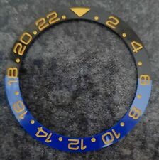 Usado, Moldura de cerâmica GMT inserção 38 mm preto azul ouro Rolex Seiko SKX SRPD Batman comprar usado  Enviando para Brazil
