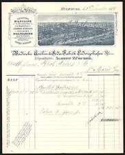Rechnung mulhouse 1895 gebraucht kaufen  Berlin