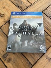 Novo jogo Assassins Creed Valhalla Gold Steelbook Edition Playstation 4 PS4 comprar usado  Enviando para Brazil