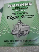 Vintage wisconsin ve4 for sale  Van Buren