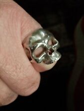 Silver skull ring for sale  WORCESTER