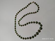 Perlenkette jade grün gebraucht kaufen  Frankfurt
