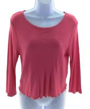 Blusa cropped Caution To the Wind Juniors rosa manga longa casual tamanho grande comprar usado  Enviando para Brazil