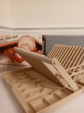 Vintage Folding Portable Almond Dish Rack in Original Box , used for sale  Shipping to South Africa