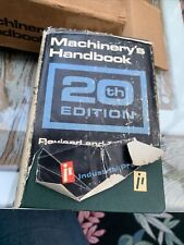 Machinery handbook twentieth for sale  WIMBORNE