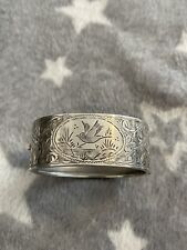 Vintage silver wide for sale  LEEDS