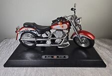 1999 Mattel Barbie Harley Davidson Fat Boy motocicleta laranja/prata na base comprar usado  Enviando para Brazil