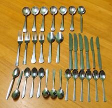 Cutlery Mix Set 33 Piece Stainless Steel*Silver Plated*Knife*Spoon*Fork for sale  Shipping to South Africa