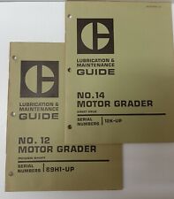 Cat No.12 & 14  Motor Grader Power Shift & Direct Guide Lubrication Guide 1972, used for sale  Canada