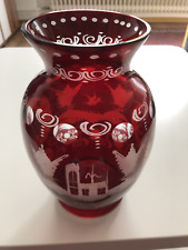 Böhmische vase rubinrot gebraucht kaufen  Viernheim