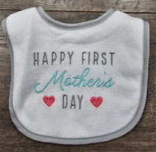 Baby Girl Boy Nwot HB My First Mother's Day Baby Bib for sale  Shipping to South Africa