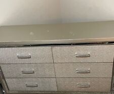 grey wood 6 drawer dresser for sale  Edmond