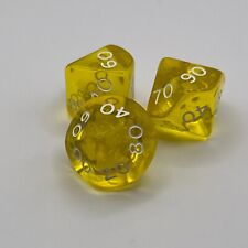 Yellow gem polyhedral for sale  LEWES