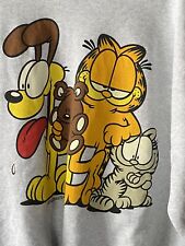 Sudadera de Colección Garfield Cuello Redondo XL Gris Dibujos Animados Cómic Jim Davis Odie Unisex segunda mano  Embacar hacia Mexico