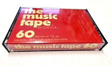 The Music Tape By Capitol C-60  Blank Cassette Tape (Sealed) NEW  for sale  Shipping to South Africa